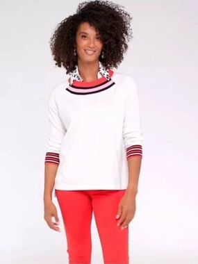 Cabi 6446 Pickleball Pullover Sweater size small